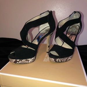 Michael Kors Ariel Suede Platform Shoes